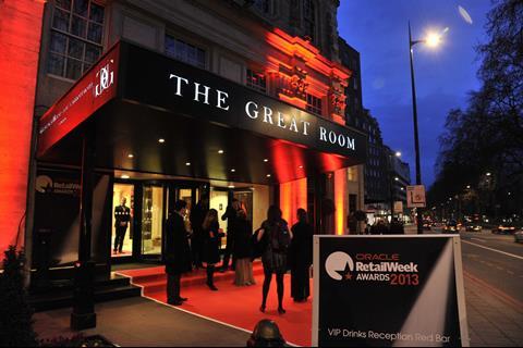 The Oracle Retail Week Awards at The Grosvenor House hotel